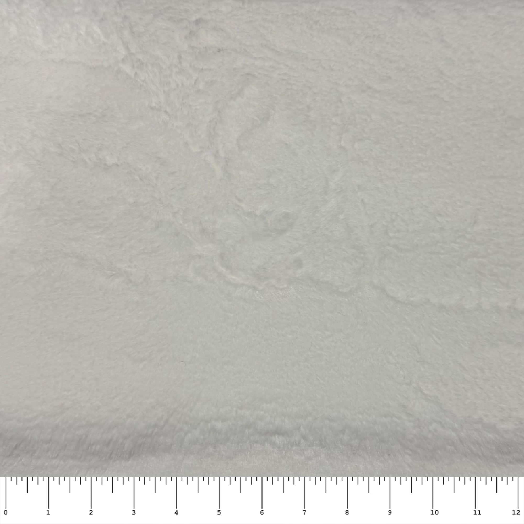 Feldman White Faux Fur Craft Fabric